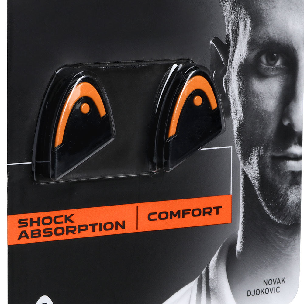 Antivibrador Head Xtra Damp Preto e Laranja