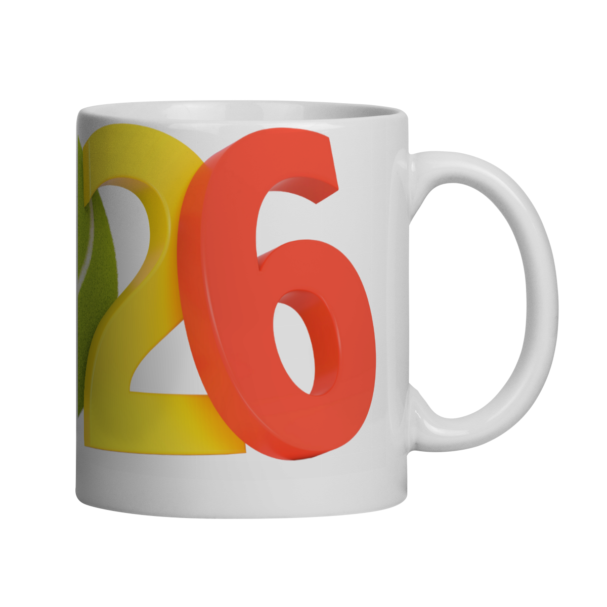 Caneca Personalizada 2026 Tenista – Presente Criativo para Amantes do Tênis