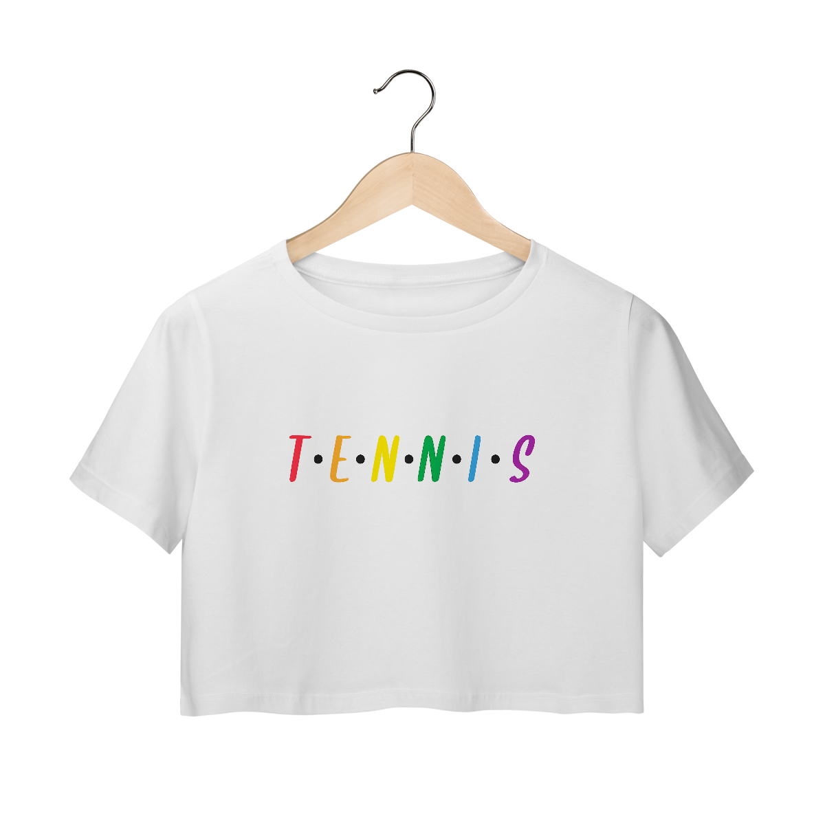Cropped Tênis Friends | Algodão Premium e Estilo Nostálgico