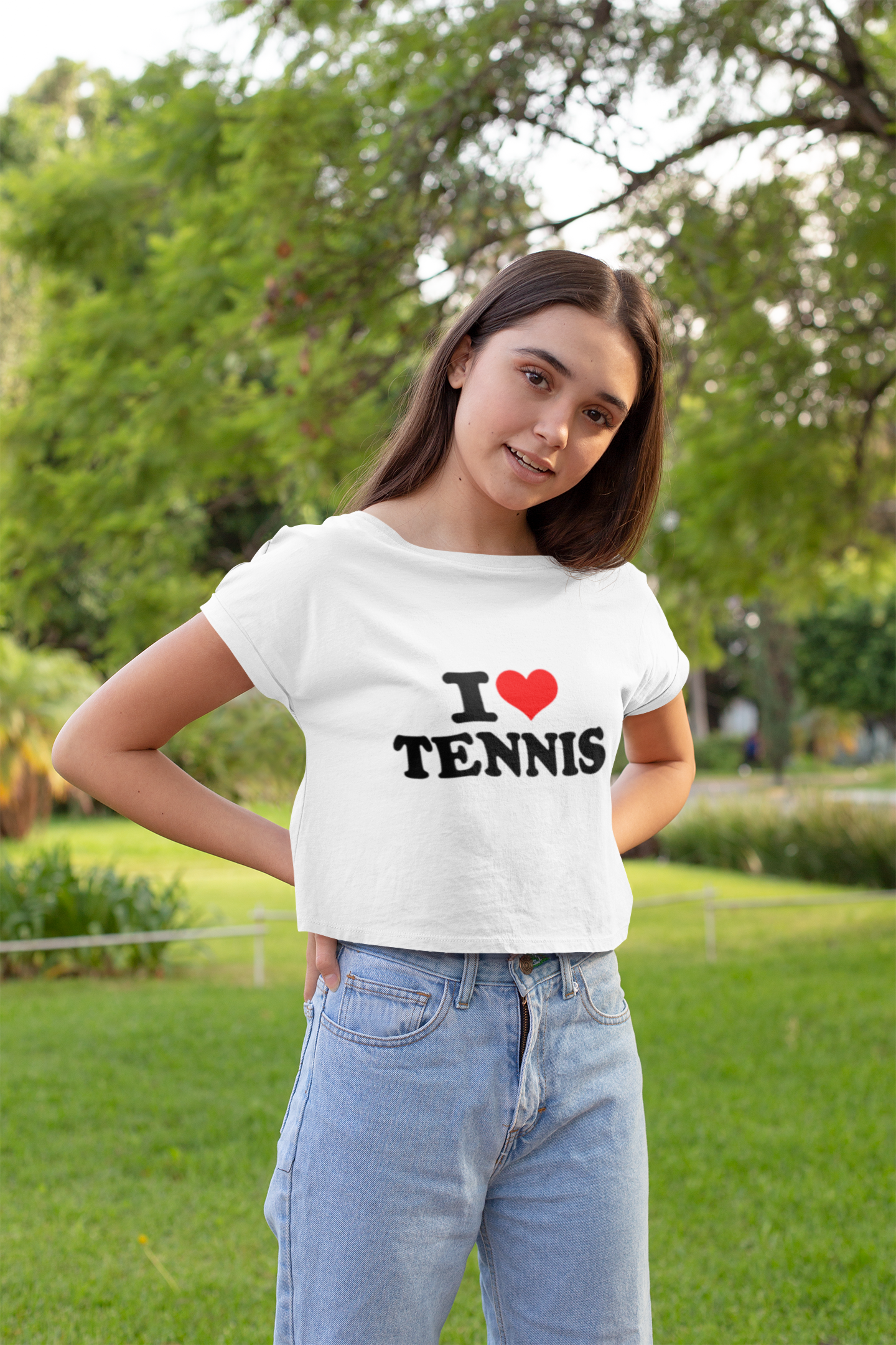 Cropped "I Love Tennis" – Estilo e atitude dentro e fora da quadra!