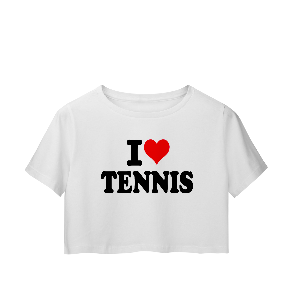 Cropped "I Love Tennis" – Estilo e atitude dentro e fora da quadra!