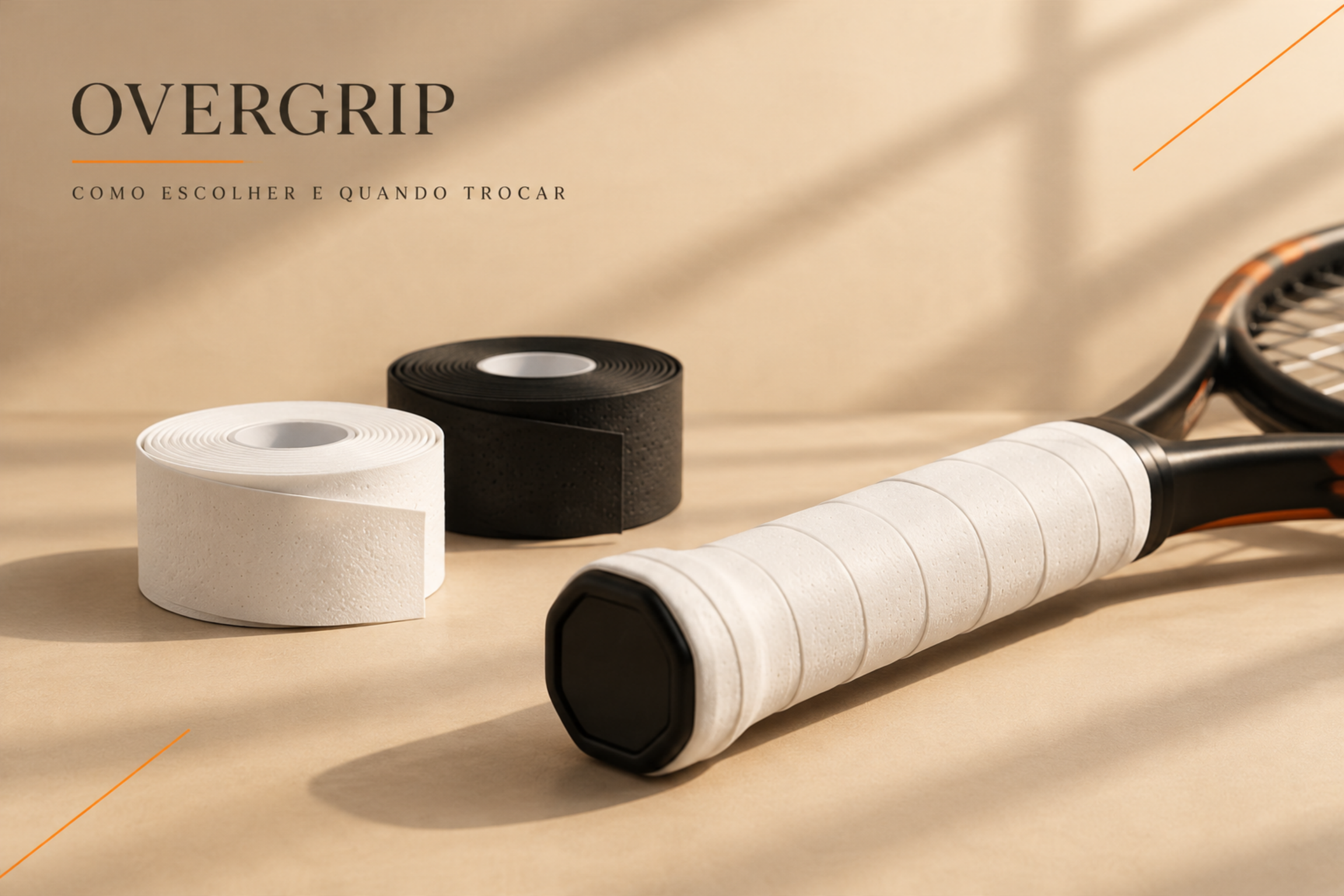 Overgrip: como escolher e quando trocar