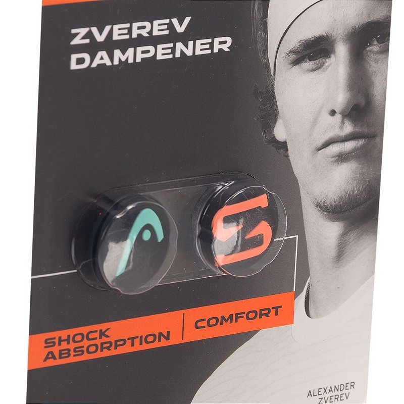 Antivibrador Head Zverev Dampner Preto - Com 02 Unid