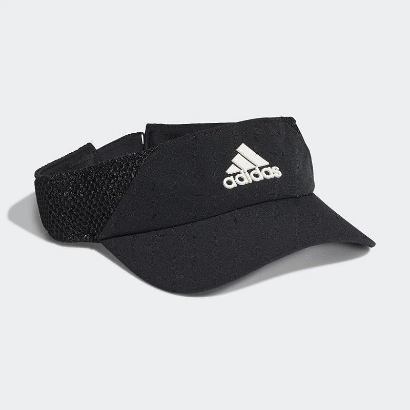 Viseira Adidas Run Viser  Preta e Branca