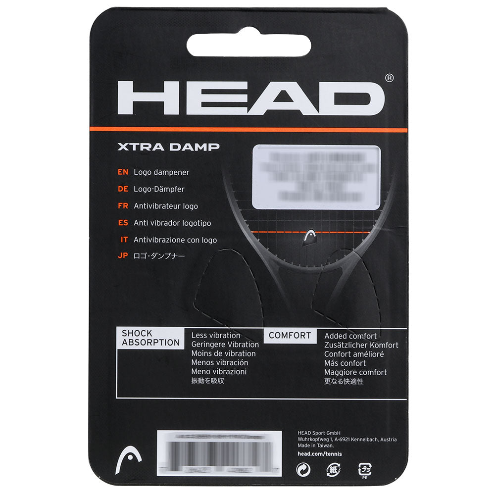 Antivibrador Head Xtra Damp Preto e Laranja
