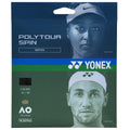Set de Corda para Raquete de Tênis Yonex Poly Tour Spin 1.25mm Preta