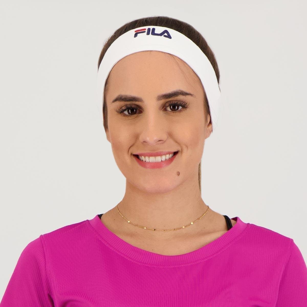 Faixa Fila Tennis Team Branco - lateral