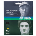 Set de Corda para Raquete de Tênis Yonex PolyTour  Force 1.25 Preto