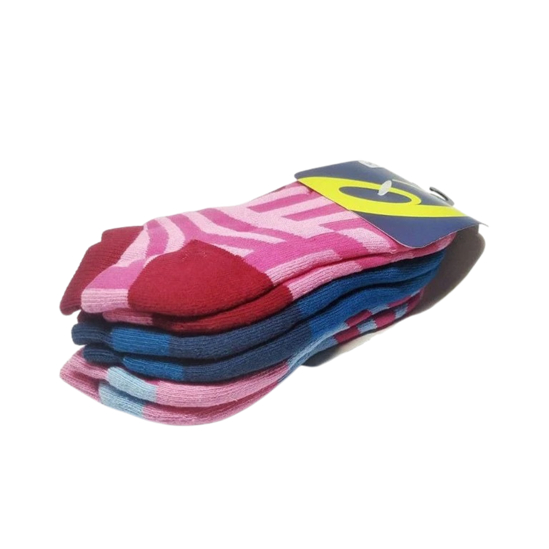 Meia Asics Youth Splatter Infantil 25 ao 28 - 3 Pares - vista 3