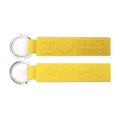Chaveiro Quicksand I Love Beach Tennis Amarelo - Estilo e Identidade na Areia 6zero