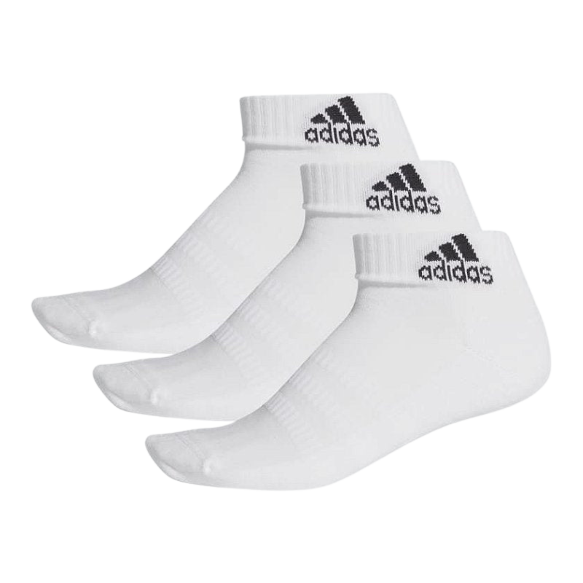 Meia Adidas Cush Ank Branca 3 pares 40 ao 46