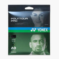 Set de Corda para Raquete de Tênis Yonex PolyTour Pro  1.25 Preta