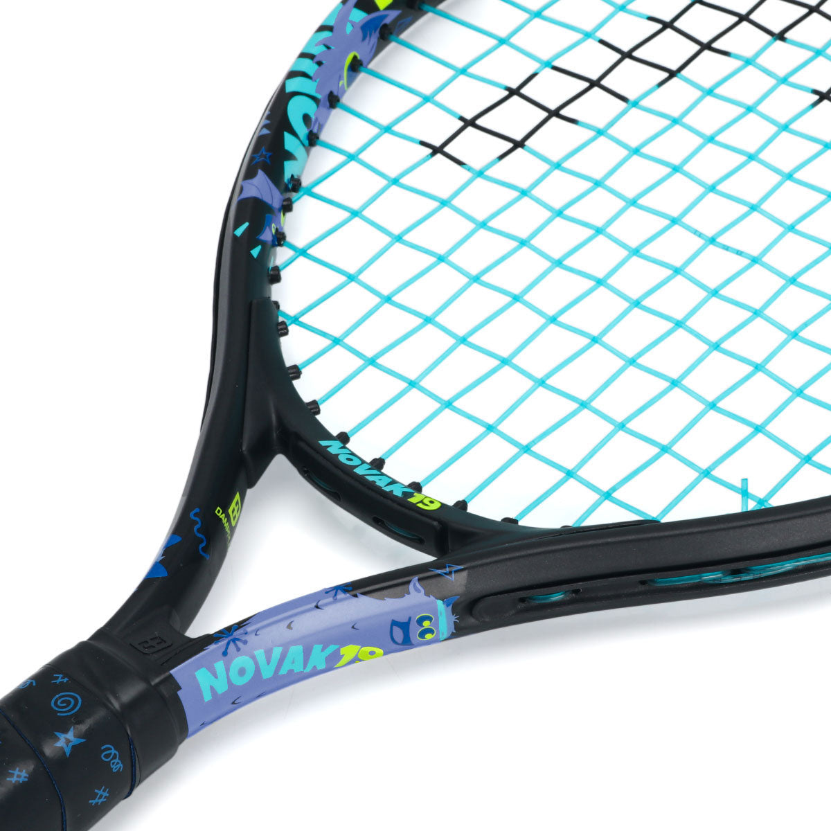 Raquete de Tênis Head Júnior Novak 19 Preta e Azul