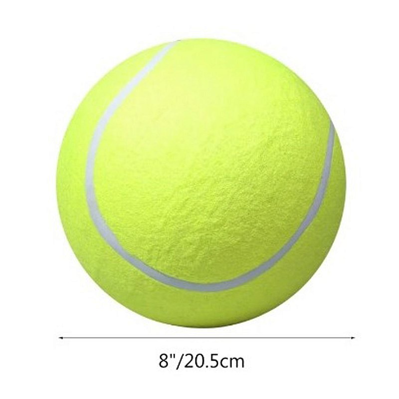 Bola de Tênis Gigante para Autógrafos – Verde Fluorescente