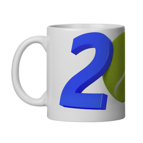 Caneca Personalizada 2026 Tenista – Presente Criativo para Amantes do Tênis