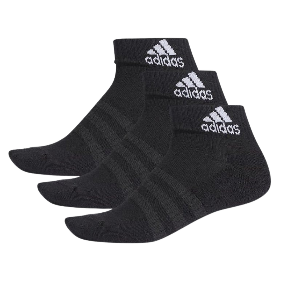 Meia Adidas Cush Ank Preta 3 pares 38 ao 40
