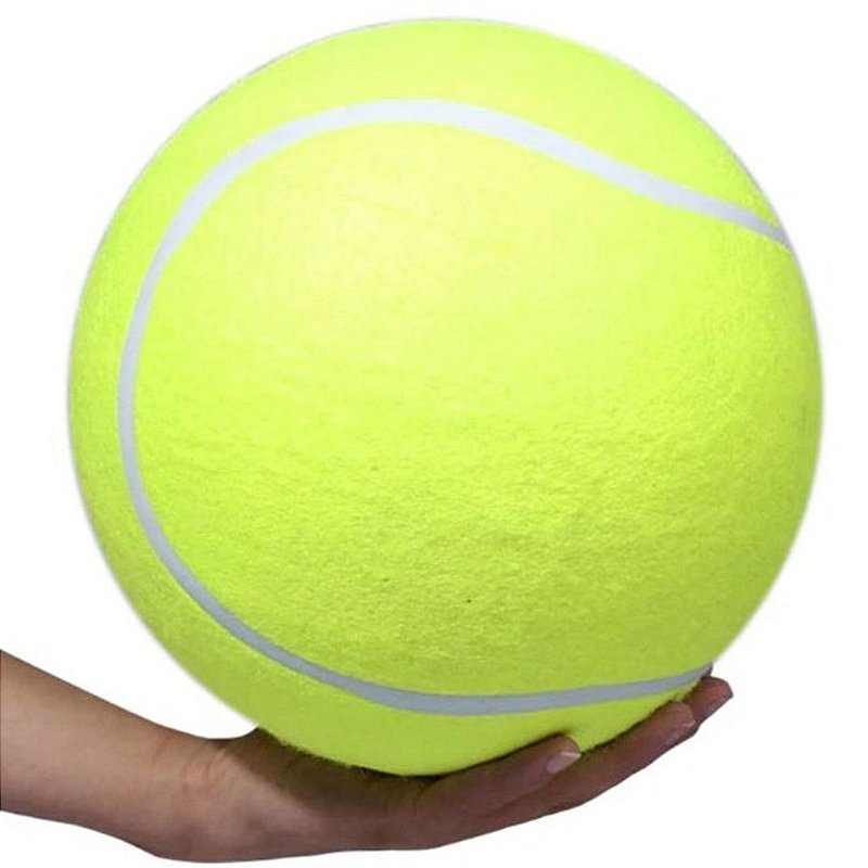 Bola de Tênis Gigante para Autógrafos – Verde Fluorescente