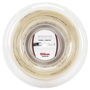 Corda para Raquete de Tênis Wilson Sensation 1.30 Natural