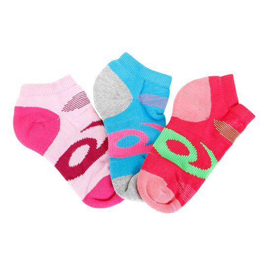 Meia Asics Infantil Cushion Quarter 29 ao 32