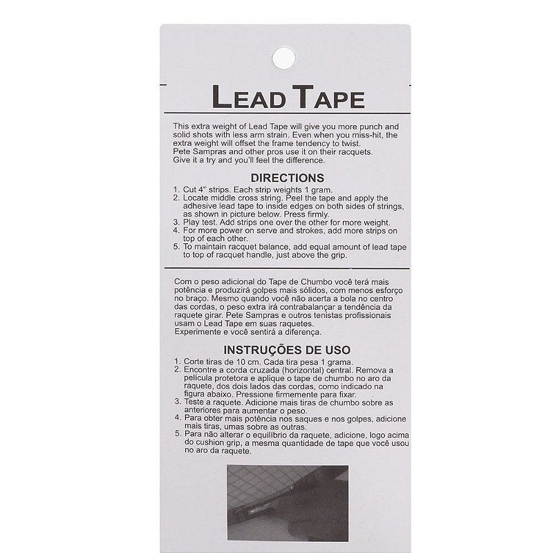 Chumbo Unique Lead Tape Pete Sampras