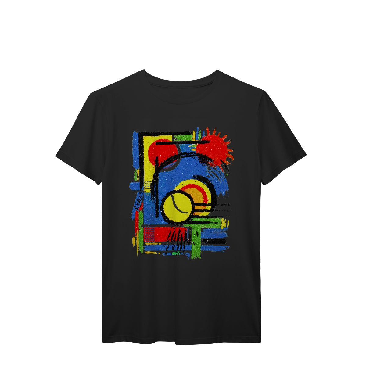 Camiseta Prime Tennis Art – Linha Prime, Exclusividade e Design Artístico Premium