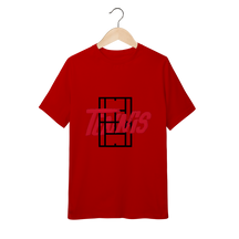 Camiseta Infantil Quality Tênis com Estampa Quadra e Tipografia – Algodão Premium
