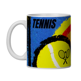 Caneca “I Love Tennis” – Café da Manhã dos Campeões