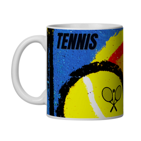 Caneca “I Love Tennis” – Café da Manhã dos Campeões