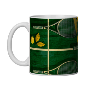 Caneca “Raquetes e Bolas de Tênis” – Energia e Estilo na Sua Rotina