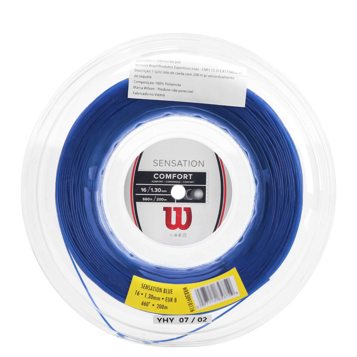 Corda para Raquete de Tênis Wilson Sensation 1.30 Azul