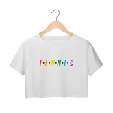 Cropped Tênis Friends | Algodão Premium e Estilo Nostálgico