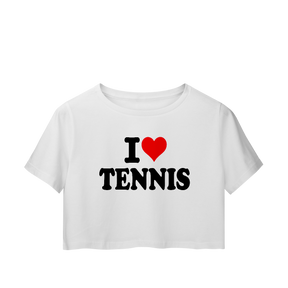 Cropped "I Love Tennis" – Estilo e atitude dentro e fora da quadra!