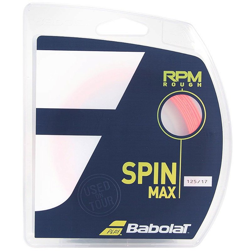 Set de Corda para Raquete de Tênis Babolat RPM Rough 1.25mm  Vermelho