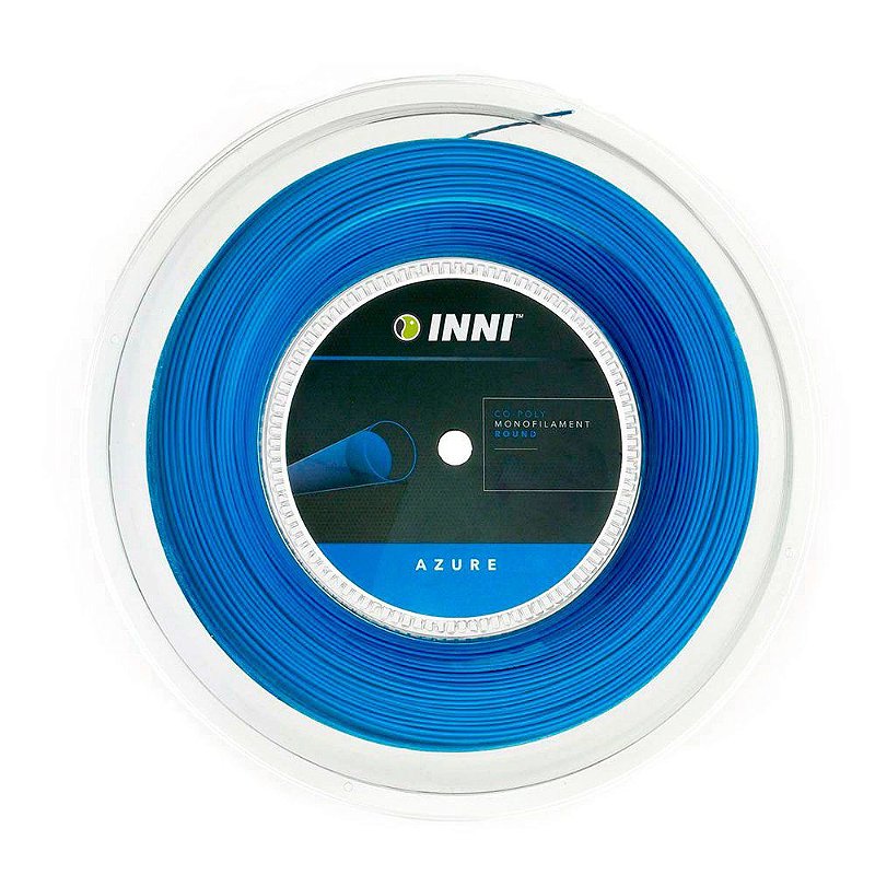 Corda para Raquete de Tênis Inni Azure 1.22mm - Rolo 200m Azul Oceano