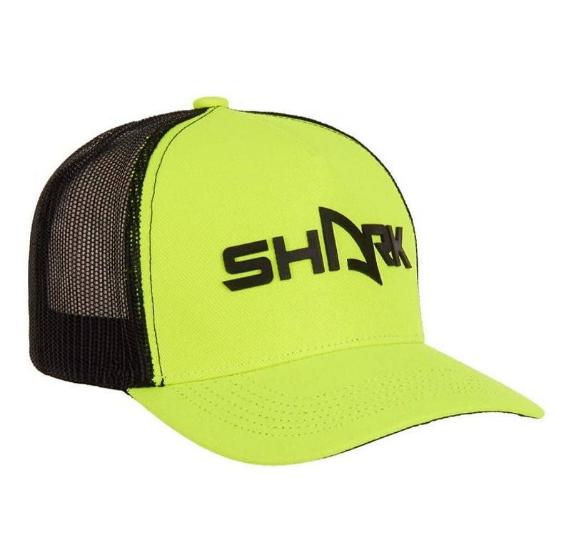 Boné Shark Beach Tennis Amarelo com Tela