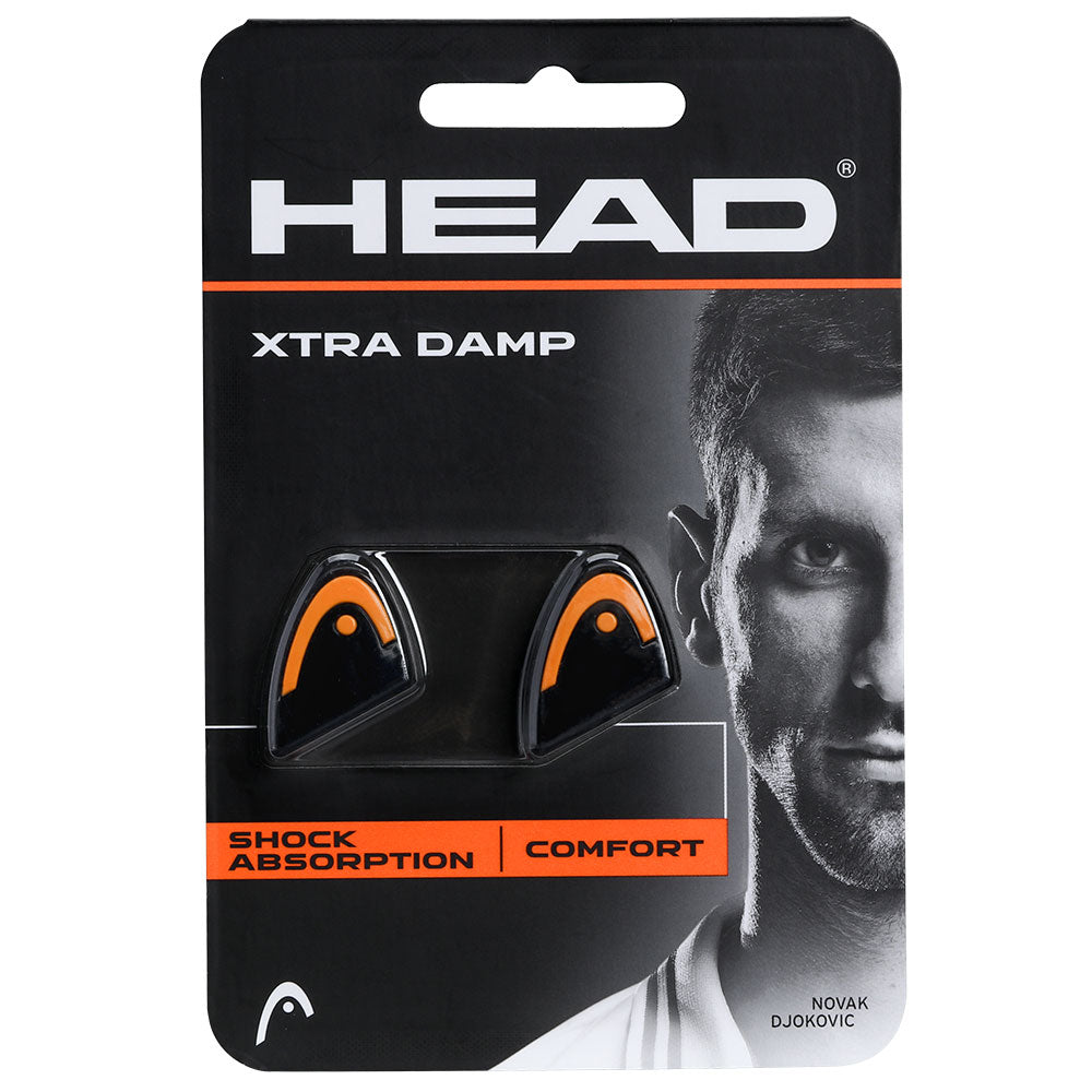 Antivibrador Head Xtra Damp Preto e Laranja