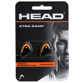 Antivibrador Head Xtra Damp Preto e Laranja