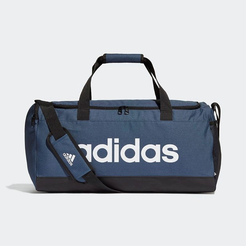 Mala Adidas Duffel Linear Média Azul
