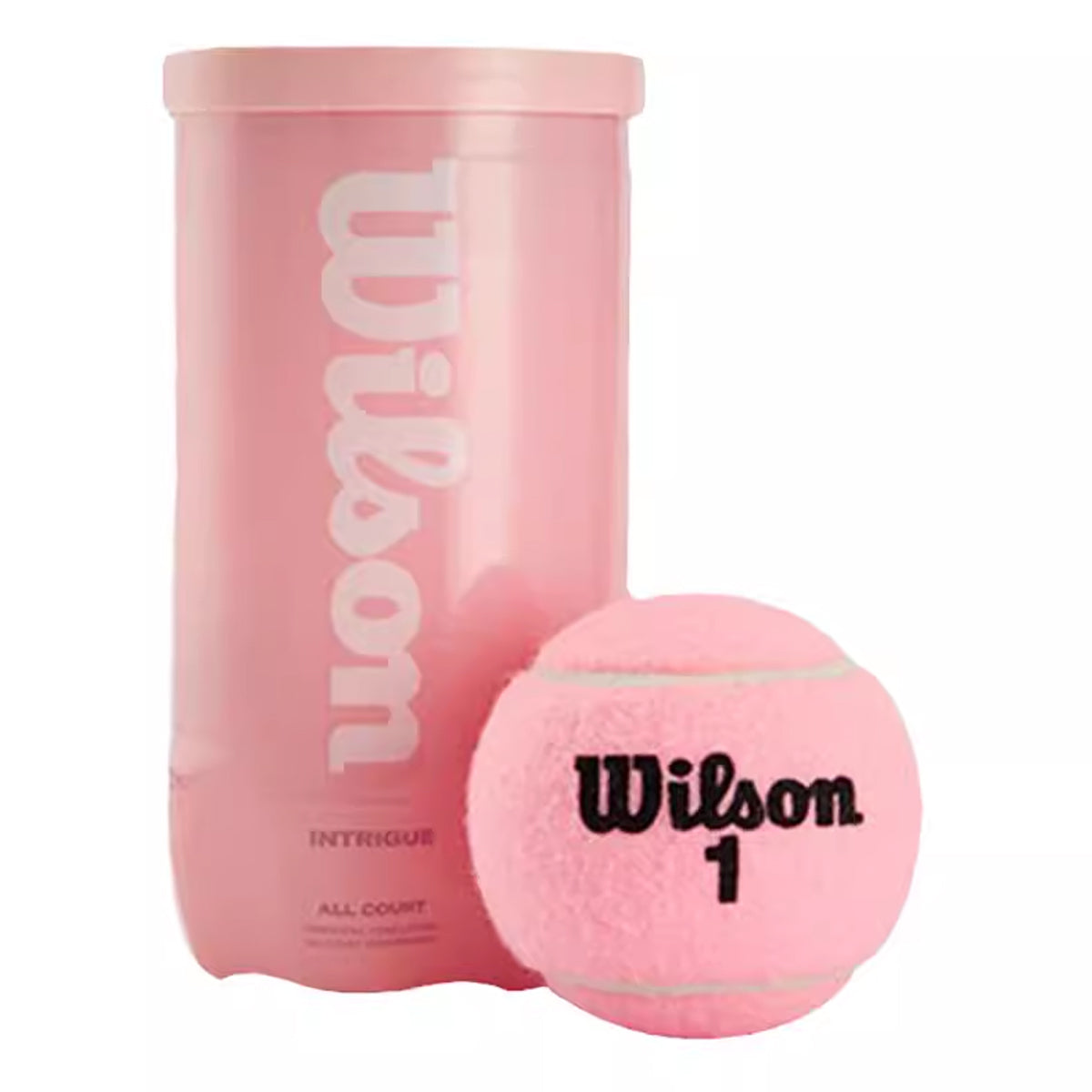 Bola de Tênis Wilson Intrigue Rosa com 2 Bolas